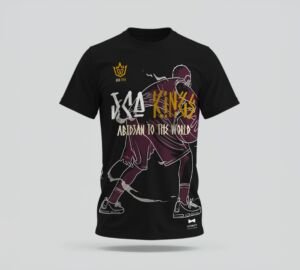 T-shirt noir JCA KINGS
